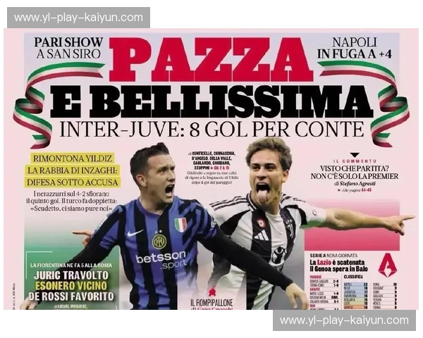 尤文阵容：明星与战术的完美交响